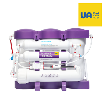 Фильтр обратного осмоса Ecosoft P'URE Alkafuse 6-75M с минерализатором MO675ALCPUREECO (система фильтрации воды)