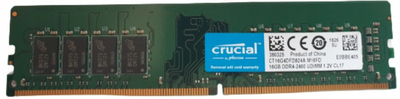 Пам'ять Crucial 16GB DDR4 2400 MHz (CT16G4DFD824A)