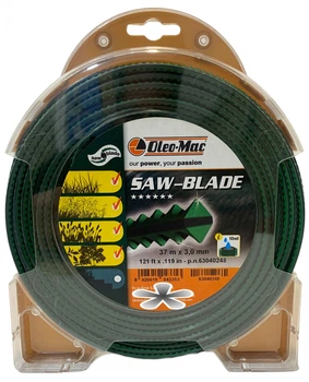 Косильна струна Oleo-Mac SAW- BLADE Ø3.0мм*37м (зубчаста)