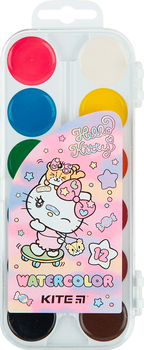 Фарби акварельні Kite Hello Kitty 12 кольорів (HK23-061)