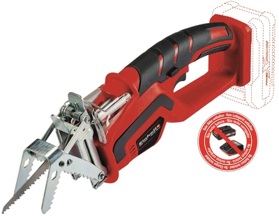Пила садовая обрезная Einhell X-Change GE-GS 18 Li, 18 В, 1500-2800 об/хв, 90/70мм, 1.2 кг, SOLO (3408220)