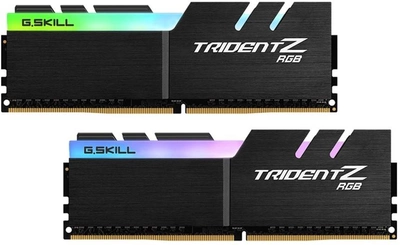 Pamięć RAM G.Skill DDR4-3600 16384MB PC4-28800 (zestaw 2x8192) Trident Z RGB czarny (F4-3600C16D-16GTZRC)