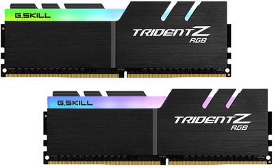 Pamięć RAM G.Skill DDR4-3600 32768MB PC4-28800 (zestaw 2x16384) Trident Z RGB czarny (F4-3600C16D-32GTZRC)
