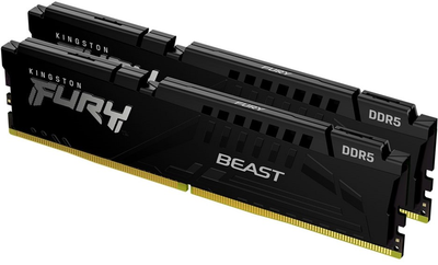 Pamięć RAM Kingston Fury DDR5-5200 16384MB PC5-41600 (zestaw 2x8192) Beast Black (KF552C40BBK2-16)