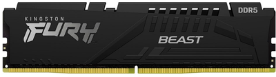 Оперативна пам'ять Kingston Fury DDR5-5600 32768MB PC5-44800 Beast Black (KF556C40BB-32)