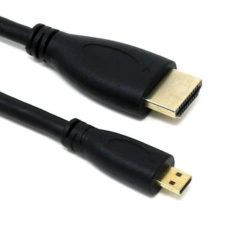 Кабель Raspberry Micro-HDMI на HDMI cable for Pi 4, 3ft 2 м Черный (102785)