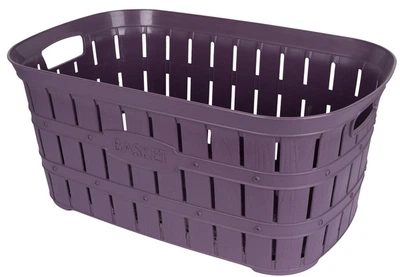 Кошик для білизни Violet House 1040 Бамбу 40 л Prune