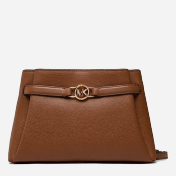 Torebka crossbody damska ze skóry naturalnej Michael Kors 30F2GAQM1L-230 Brązowa (196163502540)