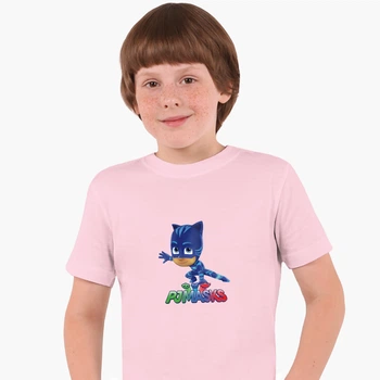 Детская футболка Герои в масках (PJ Masks) (25186-1614) 122-128 см Хлопок Розовый