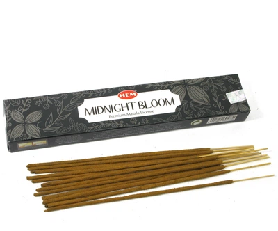 Пыльцевые благовония - Midnight Bloom Premium Masala Incense, Масала HEM (Полуночное цветение)