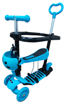 Детский самокат X-TREME KS-704-5W голубой