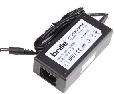 LED драйвер Brille DR-24W IP-51 AC 230V DC 12V (109141)