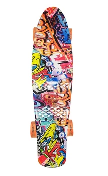 Скейт Пенні борд Penny board з колесами які світяться для дітей та підлітків RL SC20503