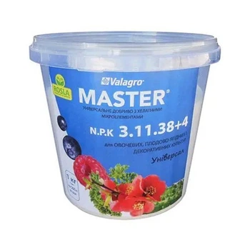 Мінеральне добриво зростання та дозрівання плодів Master/Майстер NPK 3-11-38 Valagro 1 кг