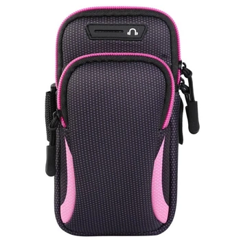 Чехол на руку Primo Sport универсальный спортивный для телефона до 6.5" - Black-Pink Primo SPORT-B/PNK черный