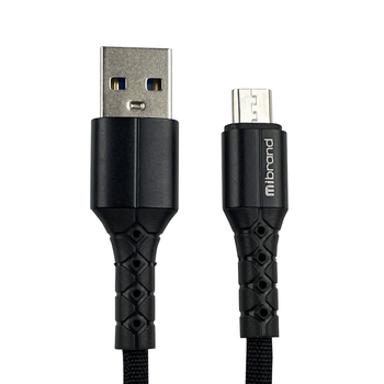 Кабель Mibrand з USB на Micro USB | Шнур для заряджання телефону на 0,5m | Провід для зарядки гаджетів MIDC/3205MB