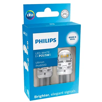 Світлодіодні лампи LED Philips Ultinon Pro6000 SI P21/5W 11499CU60X2 6000k 12v