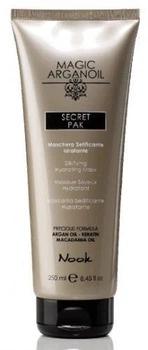Маска для увлажнения и питания волос Nook Magic Arganoil Secret Pak 250 мл с аргановым маслом для мягкости и блеска