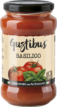 Соус томатний з Базиліком Gustibus Basilico 400 г (8056737782025)