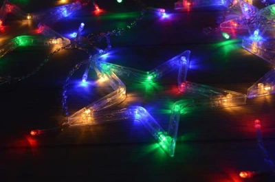 Гірлянда дощ (зірочки) 120 Led Color