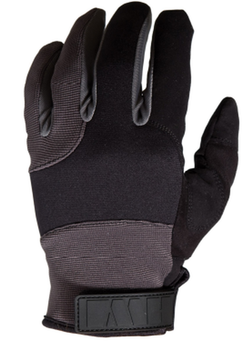 Тактические перчатки с защитой от порезов HWI DGS500 Cut Resistant Lined Duty Glove - Black & Grey Large, Чорний
