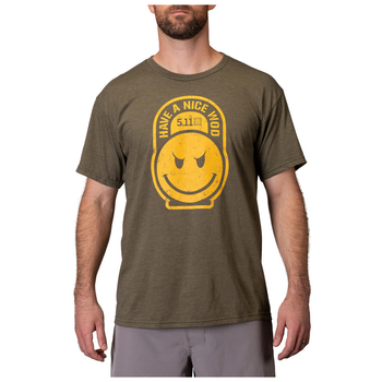 Футболка 5.11 CANADA HAVE A NICE DAY TEE 41191QK X-Large, Military Green Heather