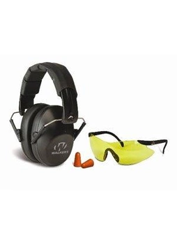 Комплект пасивних навушників та стрілецьких окулярів Walker's PRO SAFETY COMBO KIT GWP-FPM1GFP