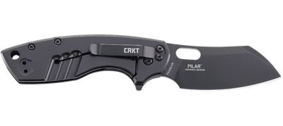 Щоденний EDC ніж CRKT PILAR® LARGE BLACK WITH D2 BLADE STEEL 5315GKD2