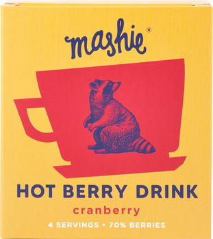 Упаковка концентрату безалкогольного напою Nordic Berry Mashie Original Чай із журавлини 4 шт x 40 мл (4779041831602)