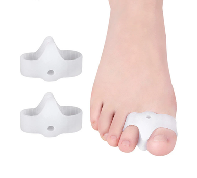 Силіконова міжпальцева перегородка великого та вказівного пальця Hallux Valgus White