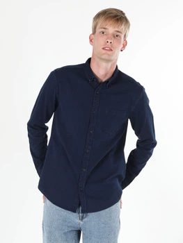 Сорочка бавовняна чоловіча Colin's CL1061346INV M Indigo (8683197416377)