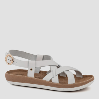 Sandały damskie skórzane Fantasy Sandals Antriana S906 39 Białe (5207200161394)