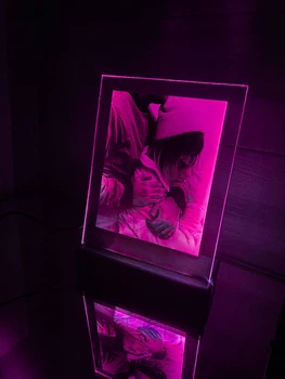 Ночник-фоторамка с подсветкой (управление с дистанционного пульта)