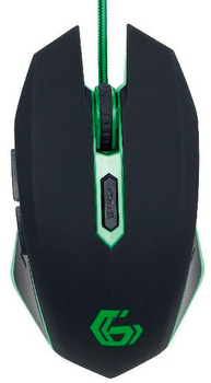 Mysz Gembird MUSG-001-G USB czarno-zielona (MUSG-001-G)