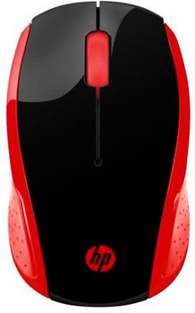 Mysz HP 200 Wireless Red (2HU82AA)