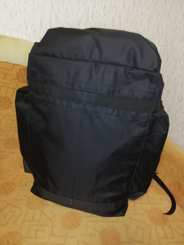 Рюкзак військовий, тактичний баул-сумка чорний 70 л, 64*40*25 см, арт.30102
