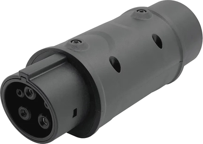 Адаптер перехідник Type 2 - Type 1 Psheko J1772 – Mennekes IEC 62196-2 Чорний (PH050567)