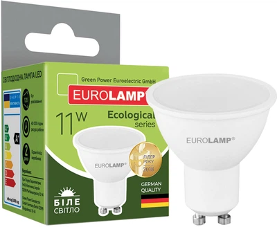 Світлодіодна лампа EUROLAMP LED ECO "P" MR16 11W GU10 4000K (50)