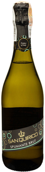 Вино ігристе San Quirico Vino Spumante Brut сухе біле 0.75 л 10% (8008820169695)