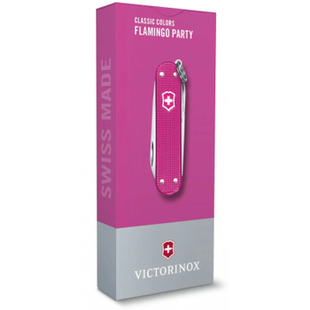 Ніж Victorinox Classic SD Alox Colors Flamingo Party (0.6221.251G)