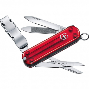 Нож VictoRinox NailClip 580 Transparent Red (0.6463.T)