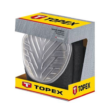 Наколенники защитные Topex мягкая резина, пластмассовая накладка, гелевые вставки, регу (82S162)