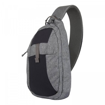 Рюкзак Edc Sling Nylon Helikon-Tex Black/Grey Melange (Черный/Серый Меланж)