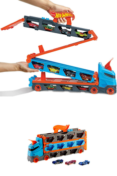 Грузовик-транспортер "Супергонки" цвет разноцветный Hot Wheels ЦБ-00169616