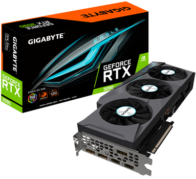 Видеокарты Gigabyte GeForce RTX 3090 купить в Киеве: цена, отзывы
