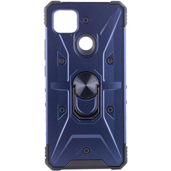 Ударостійкий чохол Epik Ring для Xiaomi Redmi 9C / 10A TPU+PC, Кільце-тримач, Синій/Navy