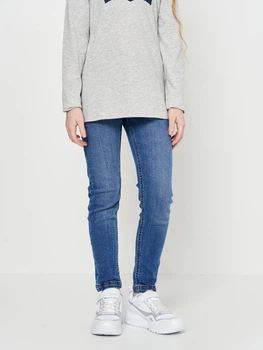 Детские джинсы на резинке для девочки Coccodrillo Jeans Basic Girl ZC2123101JBG 92 см Голубые (5904705998417)