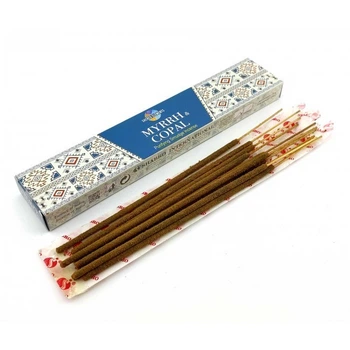 Благовония "Myrrh Copal Masala " "Мирра Янтарь" пыльцевое 34659