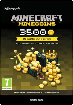 Minecraft Java Bedrock Edition: 3500 Minecoins для ПК (Ключ активації Microsoft)
