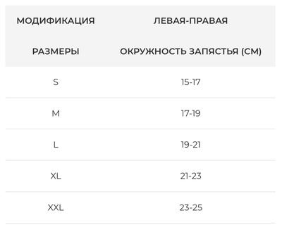 Неопреновый бандаж для фиксации запястья и большого пальца Orthopoint REF-602 ортез на левую руку XL